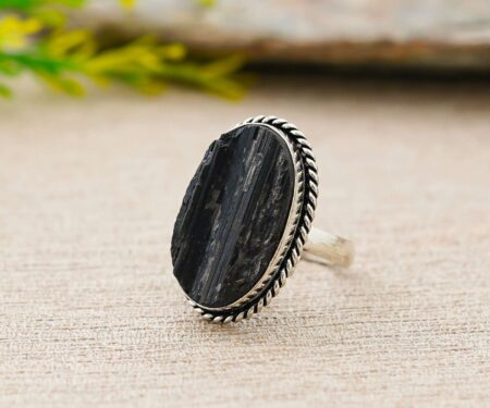 Arts Crystal Products Natural Labradorite Ring Set for Women,Vintage Joint Knuckle Stackable Rings Oval Gemstone Ring