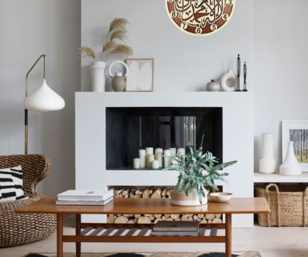 Wooden Silent Non-Ticking Wall Clock for Home Stylish Latest Designer Wall Clock for Home Living Room Bedroom Office Hall