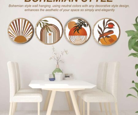 5 PCS Circle Wall Painting